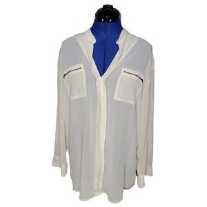 (W) Sheer Blouse From Guess